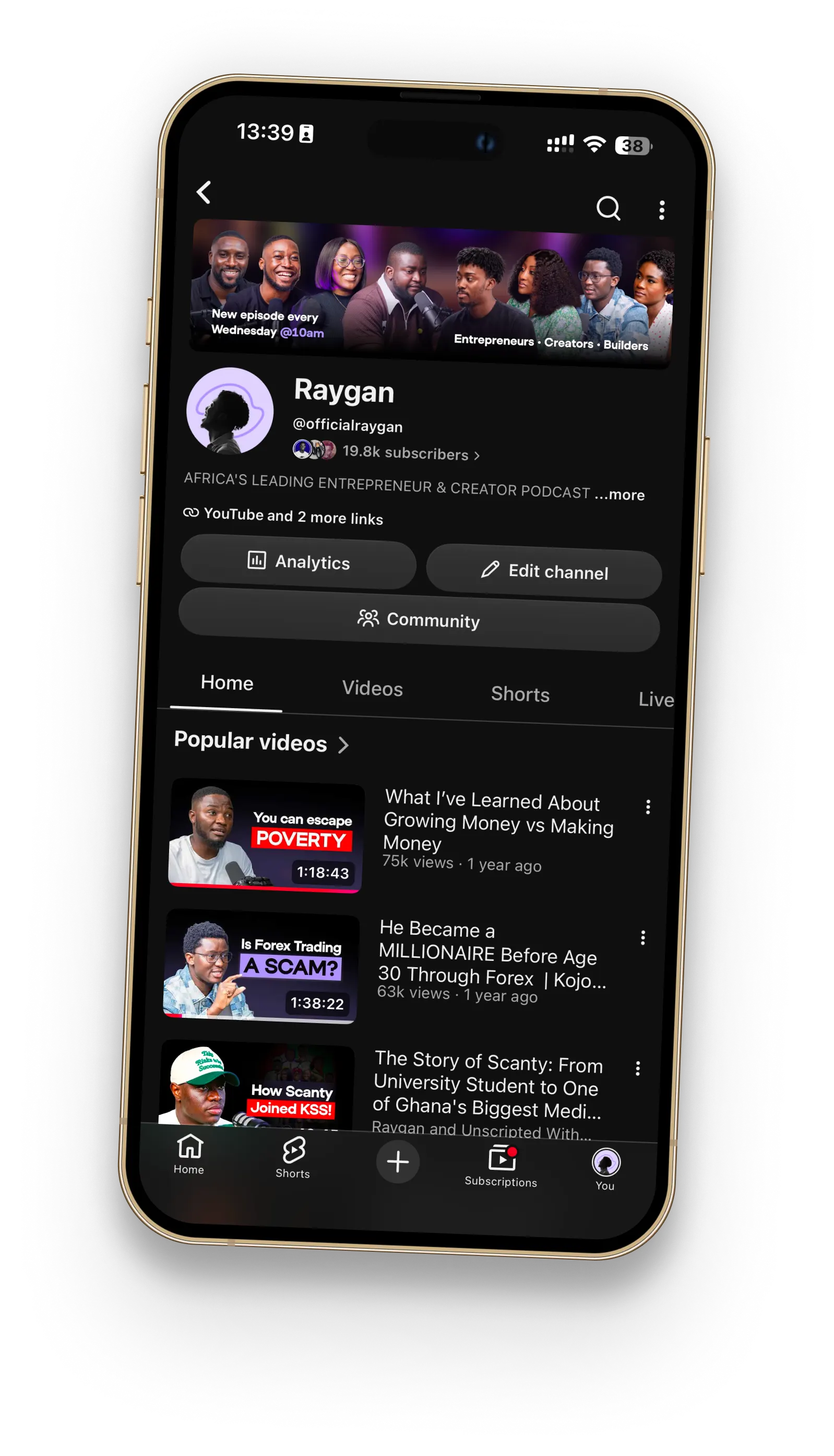 Unscripted Youtube